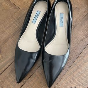 Prada low kitten heels